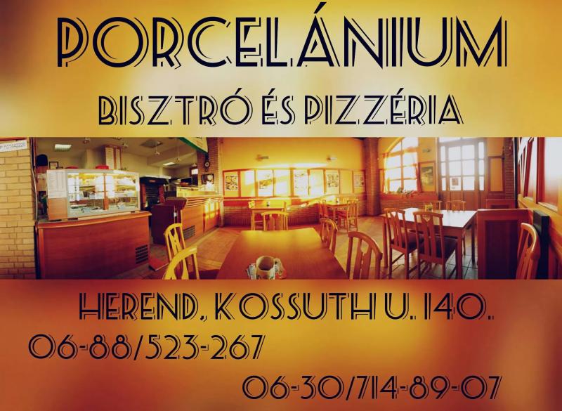 Porcelánium Bisztró és Pizzéria – Bisztró (Herend)