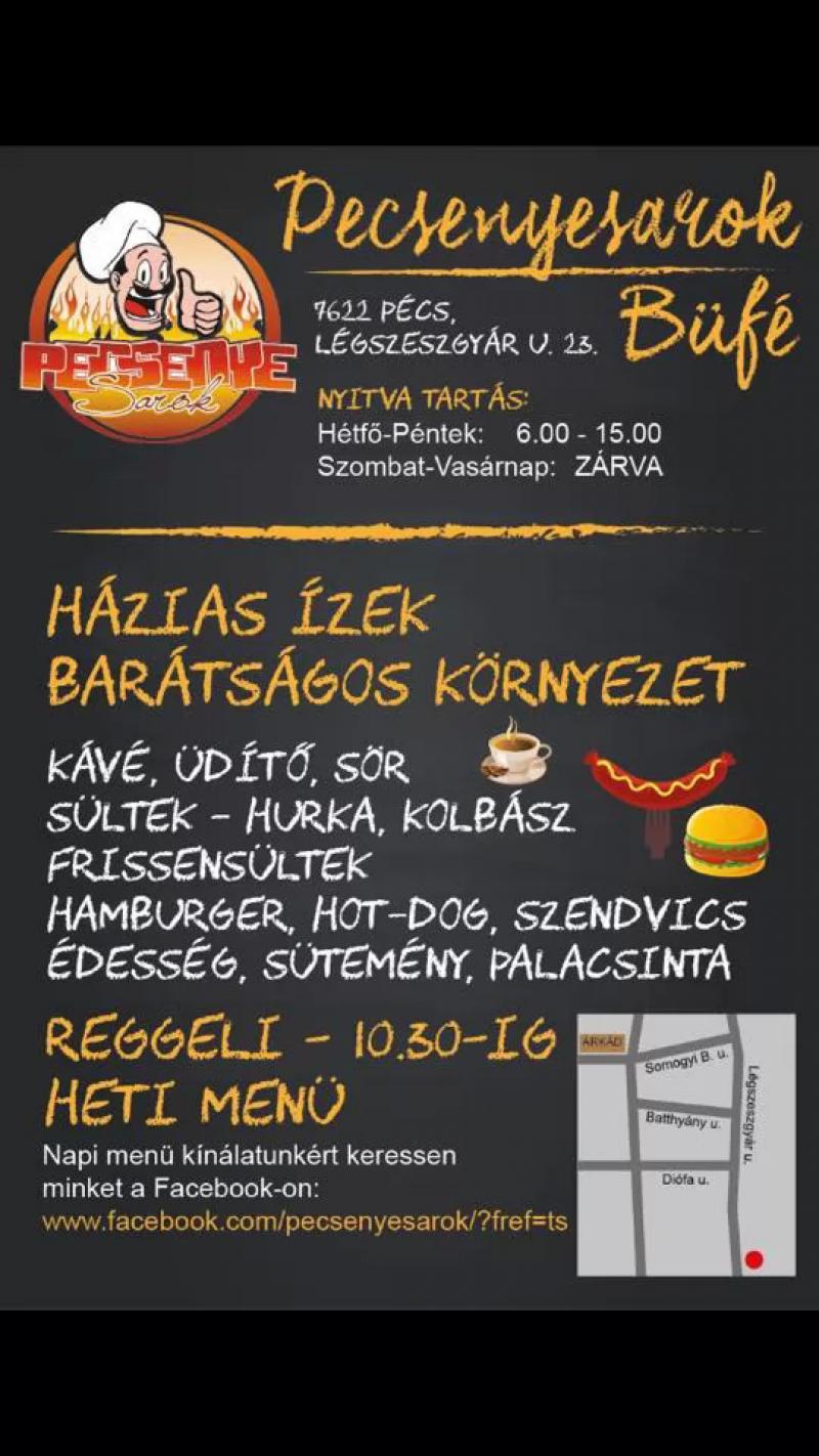 Pecsenyesarok Büfé – Büfé (Pécs)
