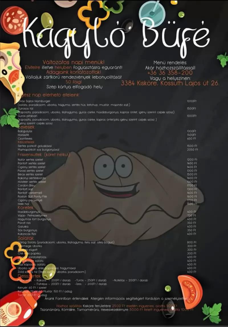 Kagyló Étterem&Pizzéria – Büfé (Kisköre)