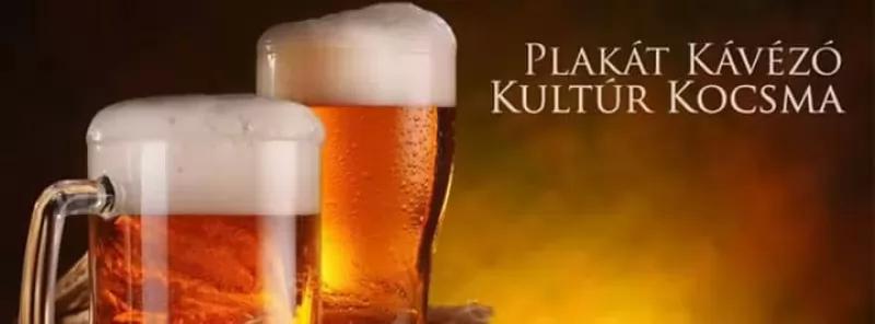 Plakát Kávézó Kultúrkocsma – Kávézó (Nagykanizsa)