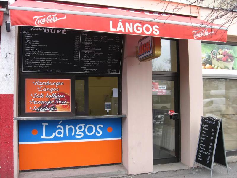 Lángos "Laktató Büfé" Hamburger & más finomságok – Büfé (Veszprém)