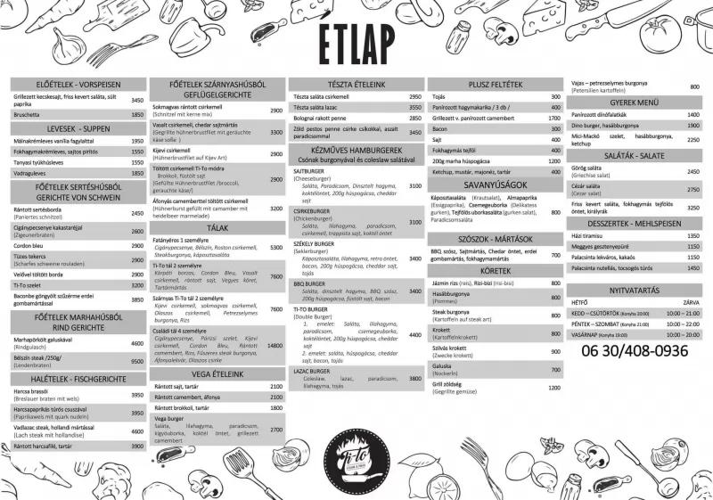 Ti-To Ételbár és Panzió – Bár (Bonyhád)