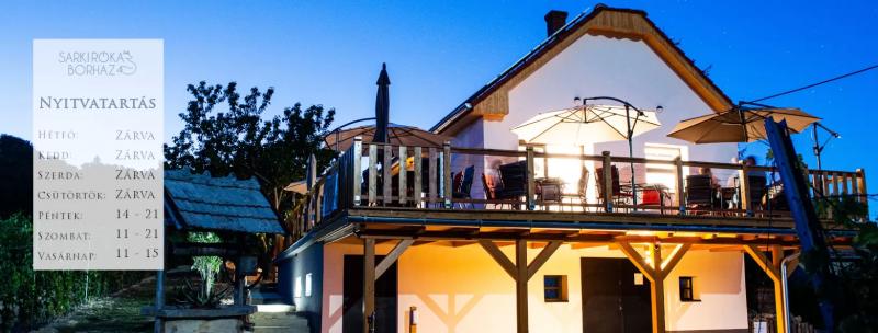 Sarki Róka Borház – Borbár (Lesencefalu)