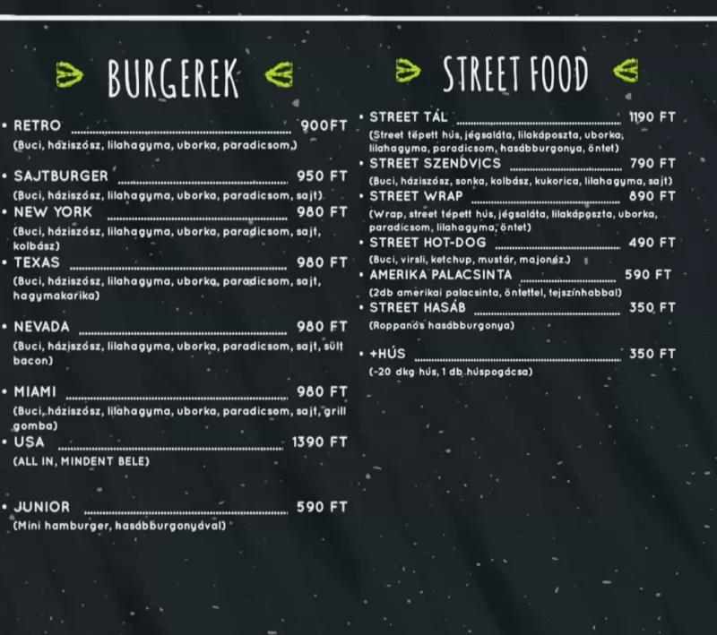 Street Food Burger Békés – Gyorsétterem (Békés)