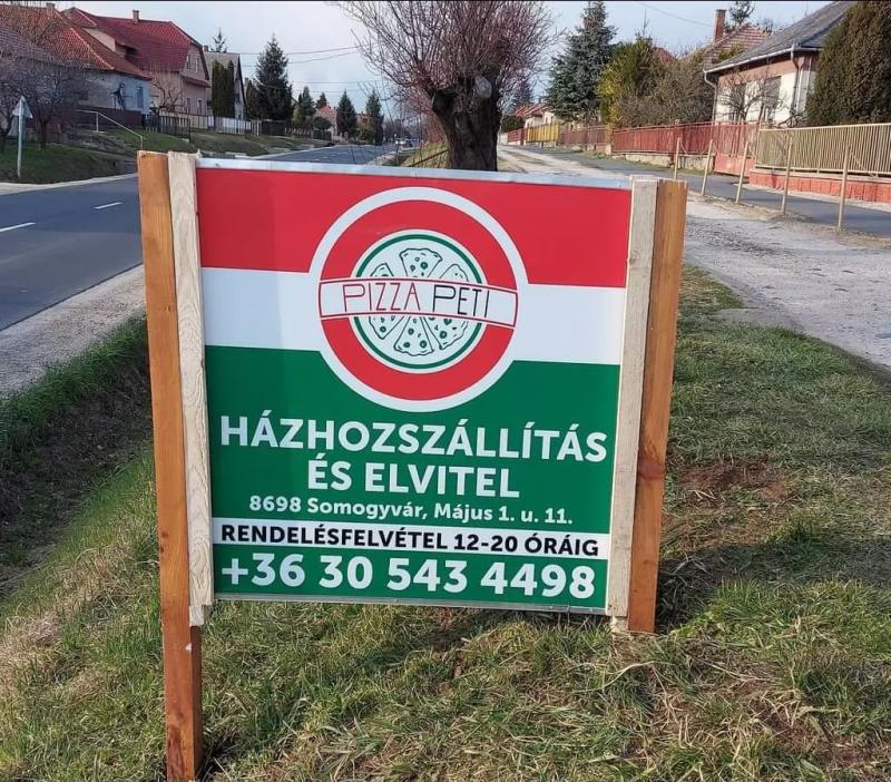 Pizza Peti – Pizzéria (Somogyvár)