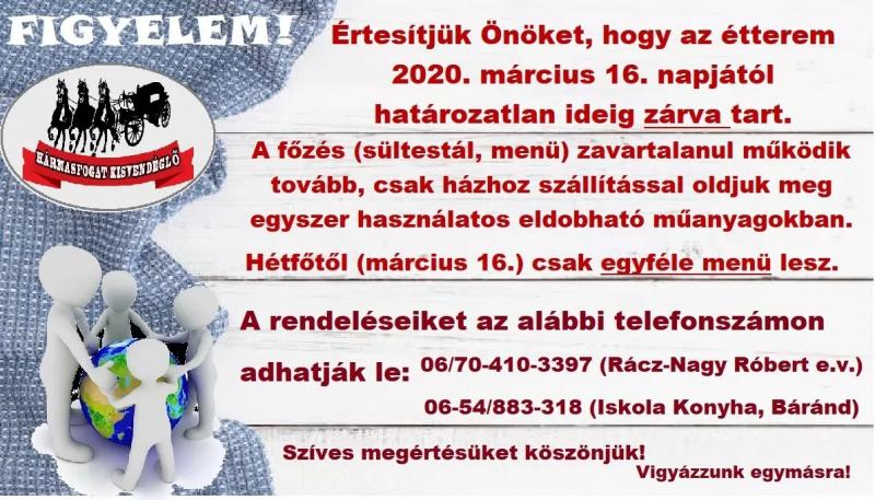 Hármasfogat Kisvendéglő – Étterem (Báránd)