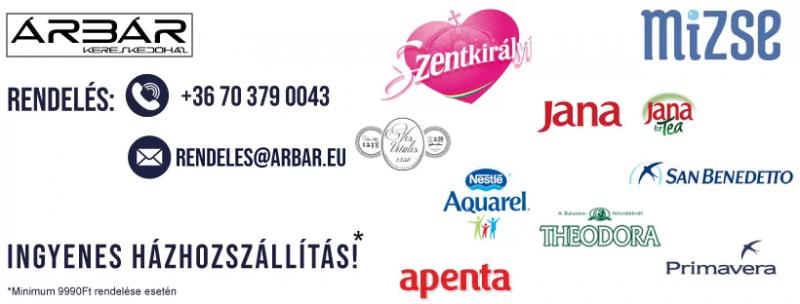 Szentkirályi Ásványvíz házhozszállítás – Bár (Budapest, XV. kerület)