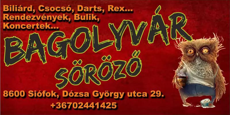 Bagolyvár Söröző & Pub – Kocsma (Siófok)