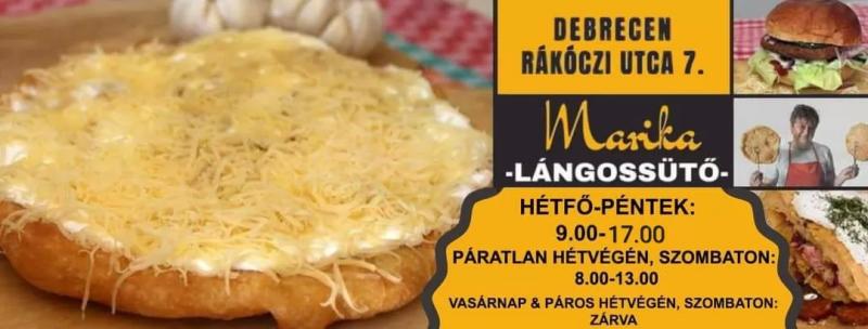 Marika lángossütő – Ételbár (Debrecen)