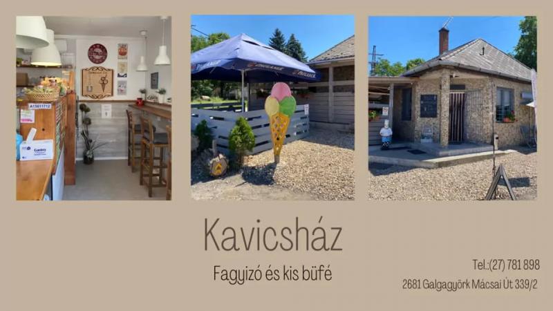 Kavicsház fagyizó&kis büfé – Büfé (Galgagyörk)
