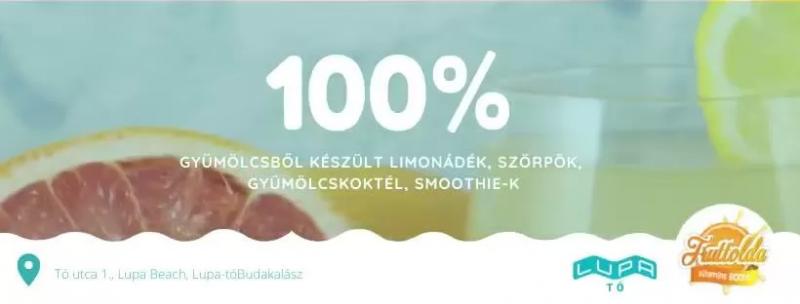 Fruttolda, Lupa Beach – Salátabár (Budakalász)