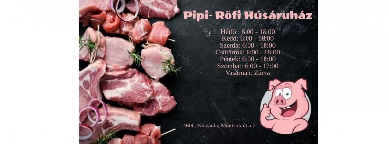 Pipi-Röfi Húsárúház – Hentesbolt (Kisvárda)