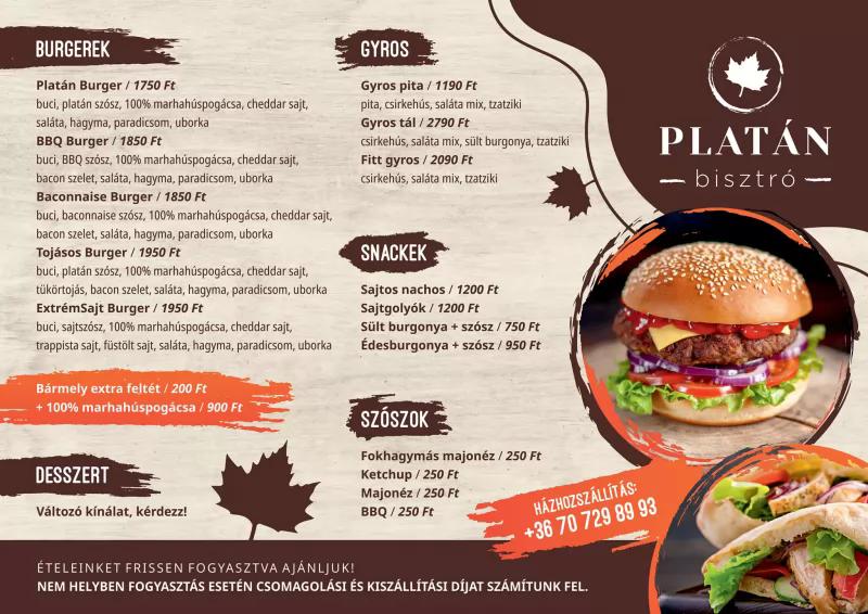 Platán Bisztró – Bisztró (Kecel)