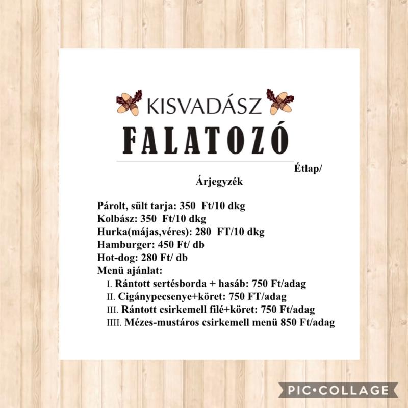 Kisvadász Falatozó – Étterem (Szany)