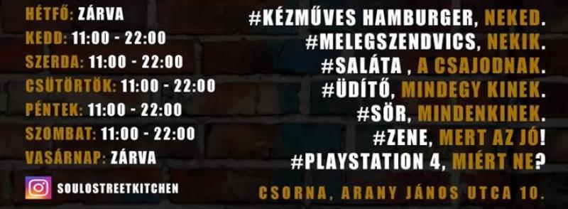 Soulo – Hamburger (Csorna)