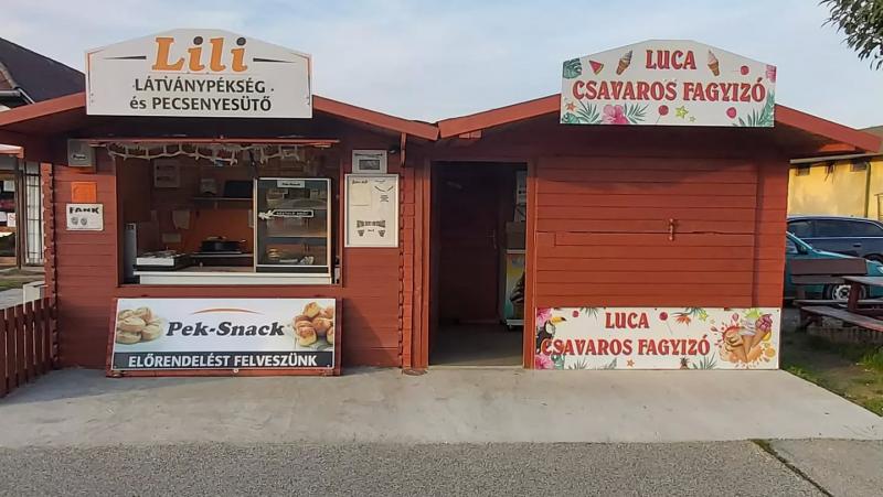 LUCA Csavaros Fagyizó és LILI Pecsenyesütő Látványpékség – Étterem (Gonyu)