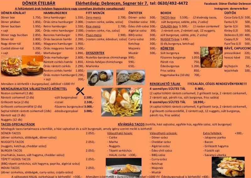 Döner Ételbár Debrecen – Bár (Debrecen)