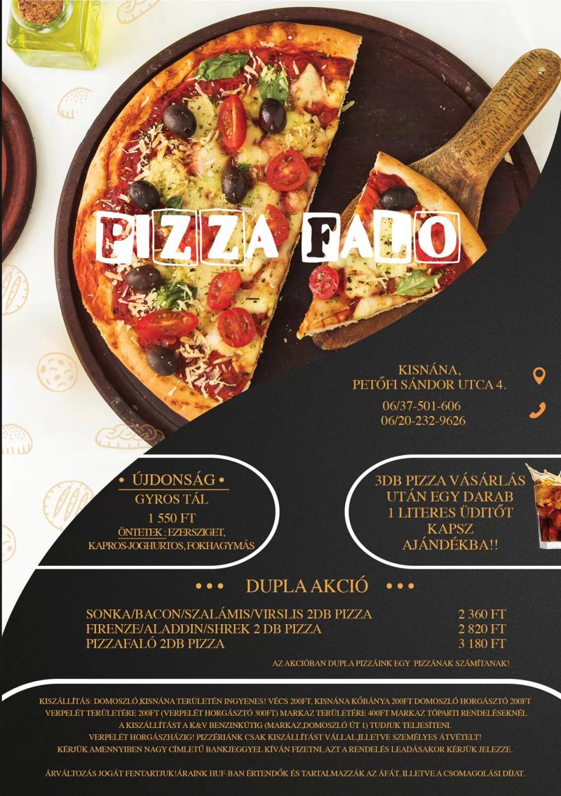 PizzaFaló – Pizzéria (Kisnána)