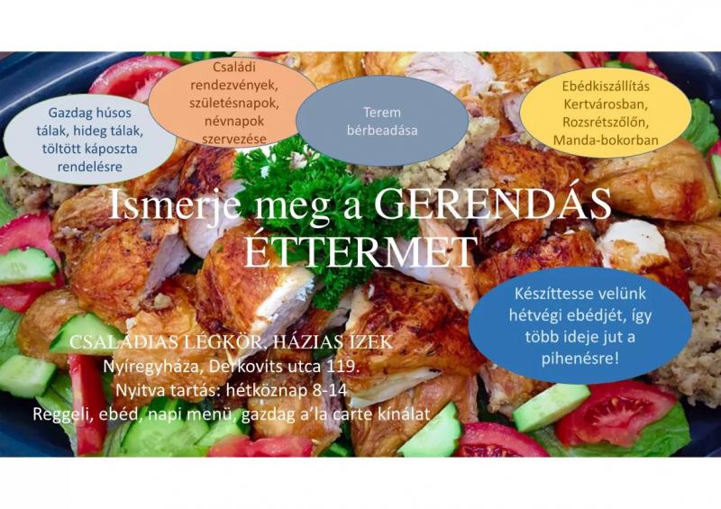 Gerendás Étterem Nyíregyháza – Étterem (Nyíregyháza)