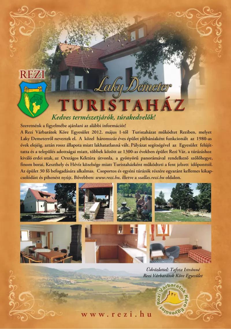 Turistaház Laky Demeter – Borászat/Pincészet (Rezi)