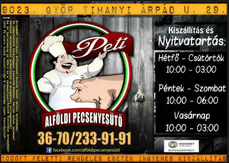 Peti Alföldi Pecsenyesütő – Bár (Gyor)