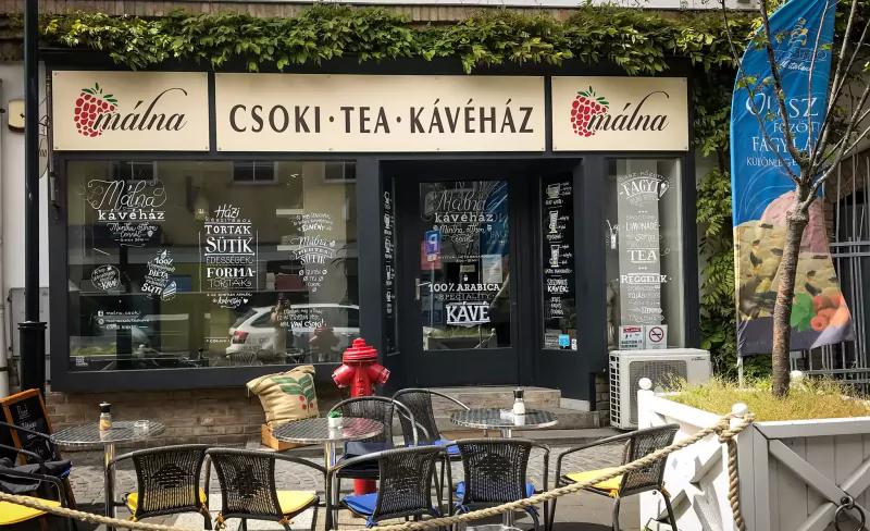 Málna csoki- tea- kávéház – Kávéház (Budapest, III. kerület)