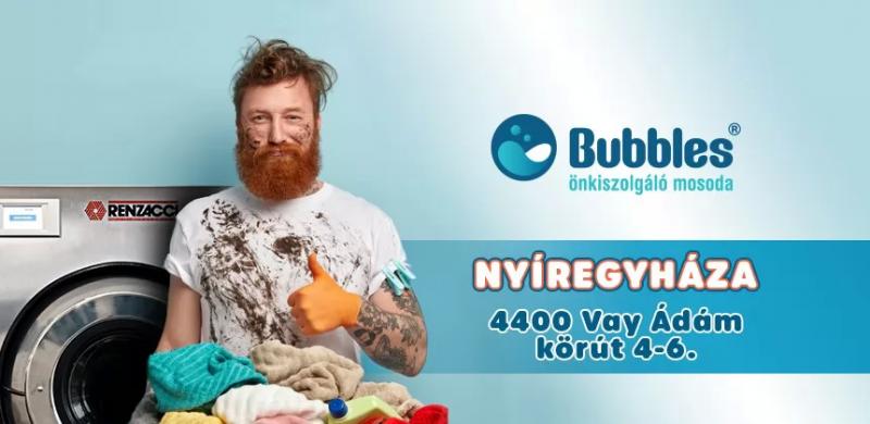 Bubbles Laundry / Bubbles Önkiszolgáló mosoda – Étterem (Nyíregyháza)