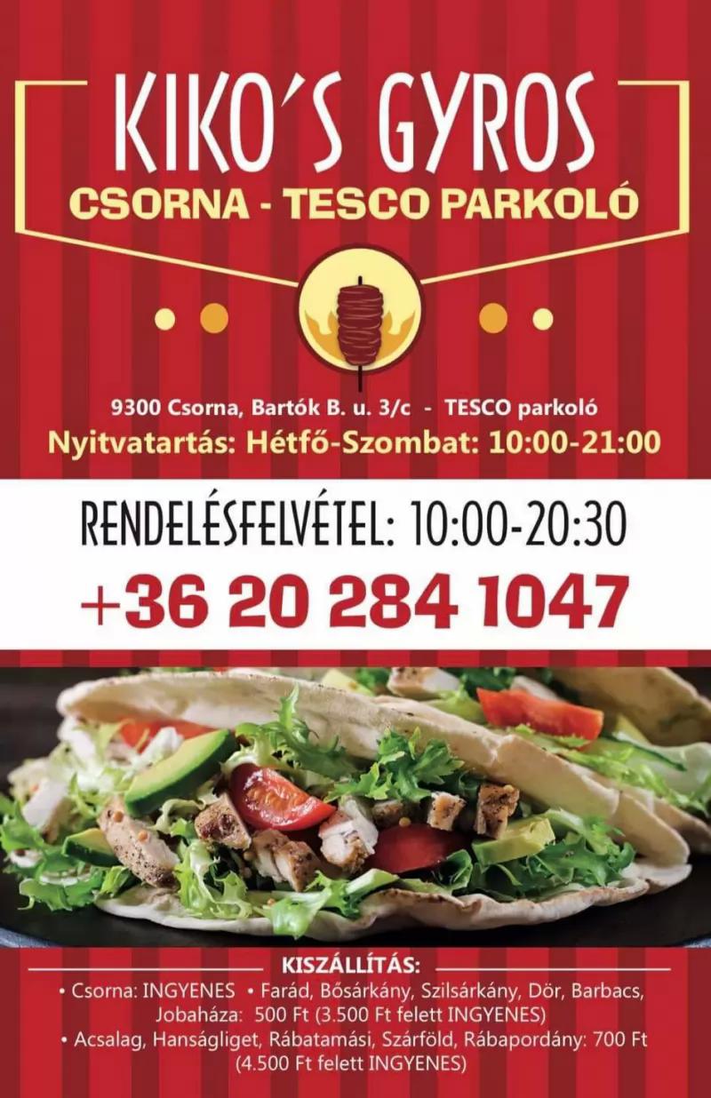 Kiko's Gyros – Gyorsétterem (Csorna)