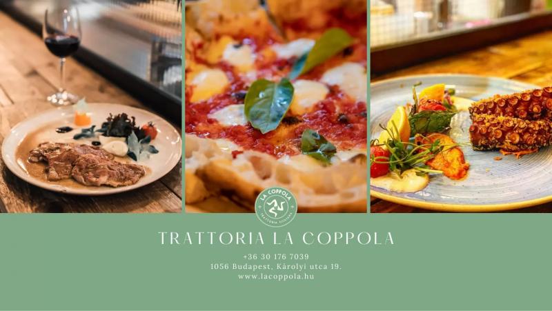 Trattoria La Coppola – Olasz étterem (Budapest, V. kerület)