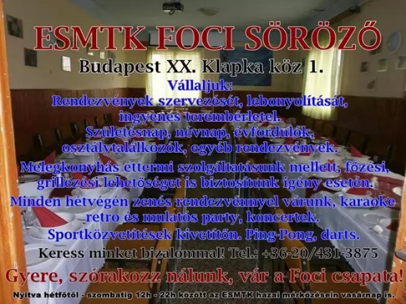 Foci Söröző – Étterem (Budapest, XX. kerület)
