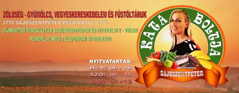 Zöldség-Gyümölcs Vegyeskereskedelem és Füstöltáruk – Bár (Sajószentpéter)