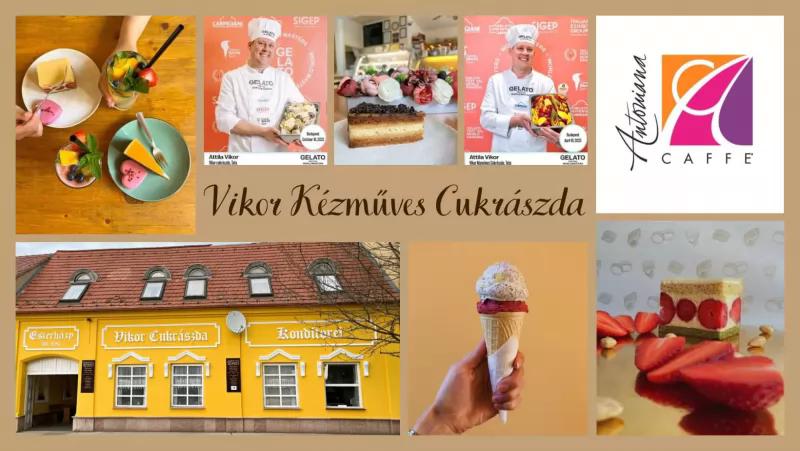 Vikor Kézműves Cukrászda – Cukrászda (Tata)