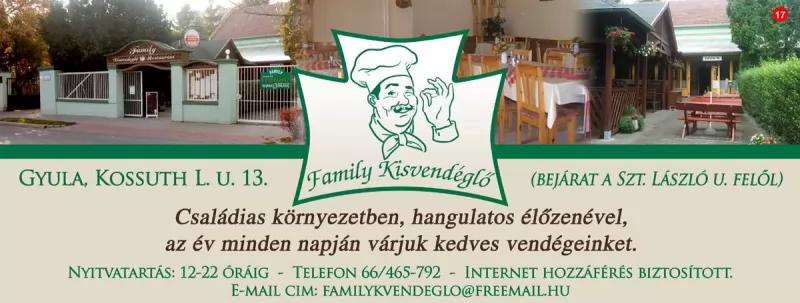 Family kisvendéglő – Étterem (Gyula)