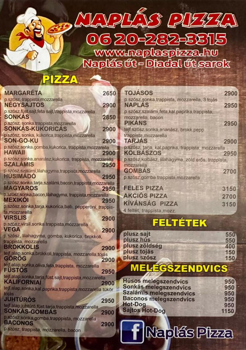 Naplás Pizza – Pizzéria (Budapest, XVII. kerület)