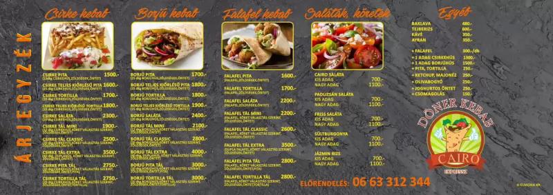 DÖNER KEBAB CAIRO – Gyorsétterem (Szentes)