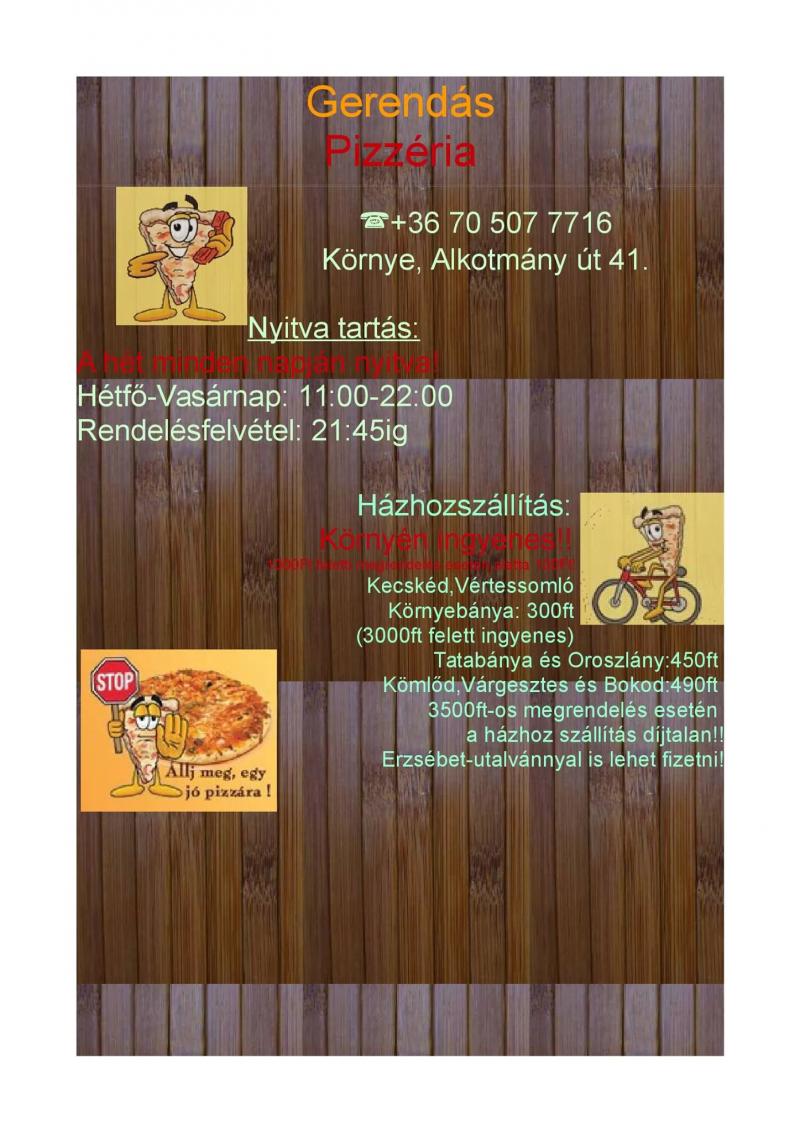 Gerendás Söröző – Kocsma (Környe)