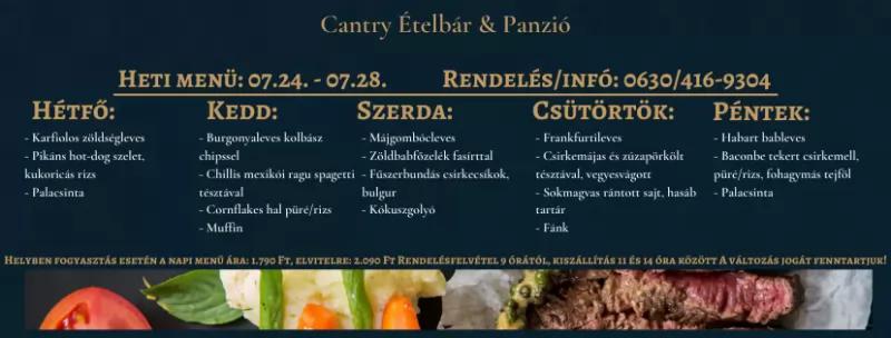 Cantry Ételbár – Bár (Balkány)
