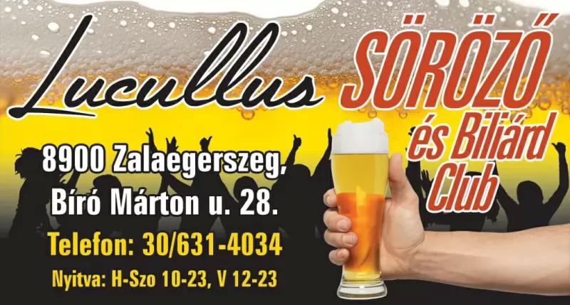 Lucullus Söröző és Biliárd Club – Bár (Zalaegerszeg)