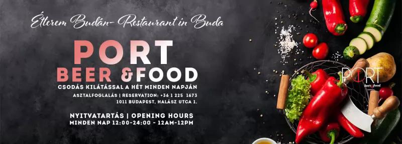 PORT beer&food – Étterem (Budapest, I. kerület)