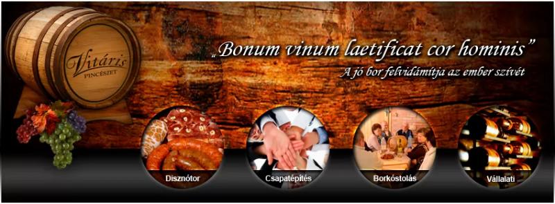 Vitáris Pincészet – Borászat/Pincészet (Gyöngyössolymos)